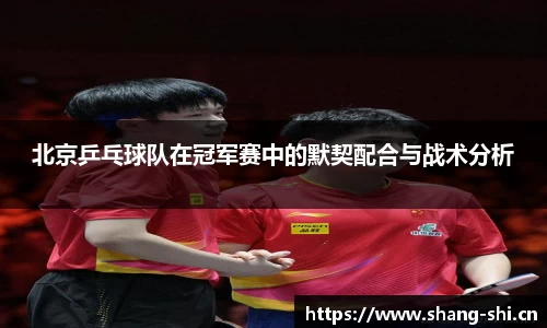 北京乒乓球队在冠军赛中的默契配合与战术分析